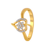 18KT (750) Yellow Gold and Diamond Ring for Women