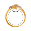 18KT (750) Yellow Gold and Diamond Ring for Women