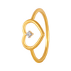 18KT (750) Yellow Gold and Diamond Ring for Women