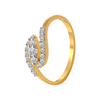 18KT (750) Yellow Gold and Diamond Ring for Women