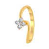 18KT (750) Yellow Gold and Diamond Ring for Women