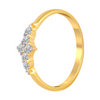 18KT (750) Yellow Gold and Diamond Ring for Women