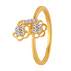 18KT (750) Yellow Gold and Diamond Ring for Women