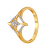 18KT (750) Yellow Gold and Diamond Ring for Women