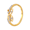 18KT (750) Yellow Gold and Diamond Ring for Women