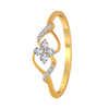 18KT (750) Yellow Gold and Diamond Ring for Women