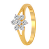 18KT (750) Yellow Gold and Diamond Ring for Women