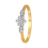 18KT (750) Yellow Gold and Diamond Ring for Women