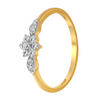 18KT (750) Yellow Gold and Diamond Ring for Women