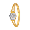 18KT (750) Yellow Gold and Diamond Ring for Women