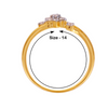 18KT (750) Yellow Gold and Diamond Ring for Women