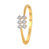 18KT (750) Yellow Gold and Diamond Ring for Women