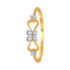 18KT (750) Yellow Gold and Diamond Ring for Women