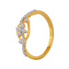 18KT (750) Yellow Gold and Diamond Ring for Women