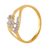 18KT (750) Yellow Gold and Diamond Ring for Women