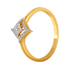 18KT (750) Yellow Gold and Diamond Ring for Women