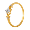 18KT (750) Yellow Gold and Diamond Ring for Women