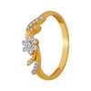 18KT (750) Yellow Gold and Diamond Ring for Women