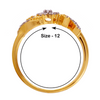 18KT (750) Yellow Gold and Diamond Ring for Women