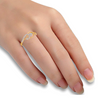 18KT (750) Yellow Gold and Diamond Ring for Women