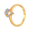 18KT (750) Yellow Gold and Diamond Ring for Women