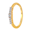 18KT (750) Yellow Gold and Diamond Ring for Women