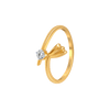 18KT (750) Yellow Gold and Diamond Ring for Women