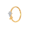 18KT (750) Yellow Gold and Diamond Ring for Women