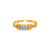 18K (750) Yellow Gold and Diamond Ring for Men