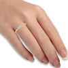 18KT (750) Yellow Gold and Diamond Ring for Women