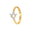 18KT (750) Yellow Gold and Diamond Ring for Women