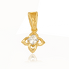 18KT (750) Yellow Gold and Diamond Pendant for Women