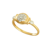 18KT (750) Yellow Gold and Diamond Ring for Women