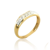 18KT (750) Yellow Gold and Diamond Ring for Women