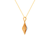 Honeycomb Dual Colour Diamond Pendant