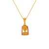 Eccentric Diamond Pendant