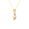 Symmetric Dangler Diamond Pendant