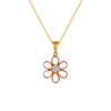 Floral Diamond Pendant 