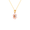 Floral Diamond Pendant 