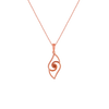 Entangled Precision Diamond Pendant