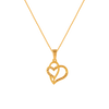 18K (750) Yellow Gold and Diamond Pendant for Women