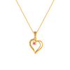 18K (750) Yellow Gold and Diamond Pendant for Women