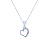 18K (750) White Gold and Diamond Pendant for Women