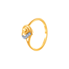 18K (750) Yellow Gold and Diamond Ring for Women