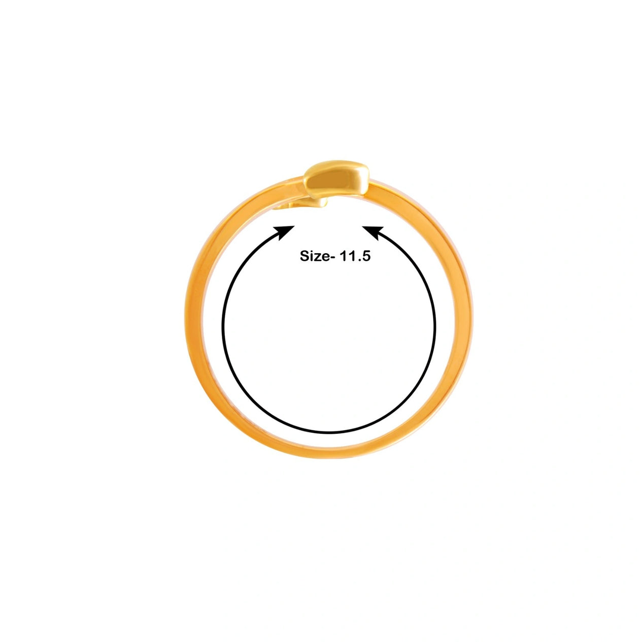 18k (750) Yellow Gold And Diamond Ring For Women