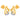 18k (750) Yellow Gold and Diamond Stud Earrings for Women