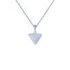 18KT (750) White Gold and Diamond Pendant for Women