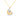 18k (750) Yellow Gold and Diamond Pendant for Women