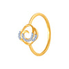 18k (750) Yellow Gold and Diamond Ring for Women