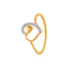 18k (750) Yellow Gold and Diamond Ring for Women